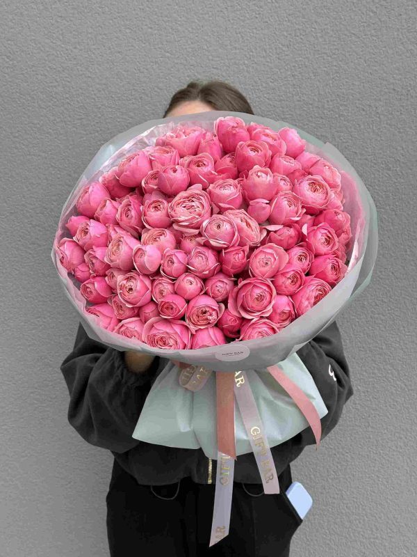 Bouquet of spray roses Silva pink