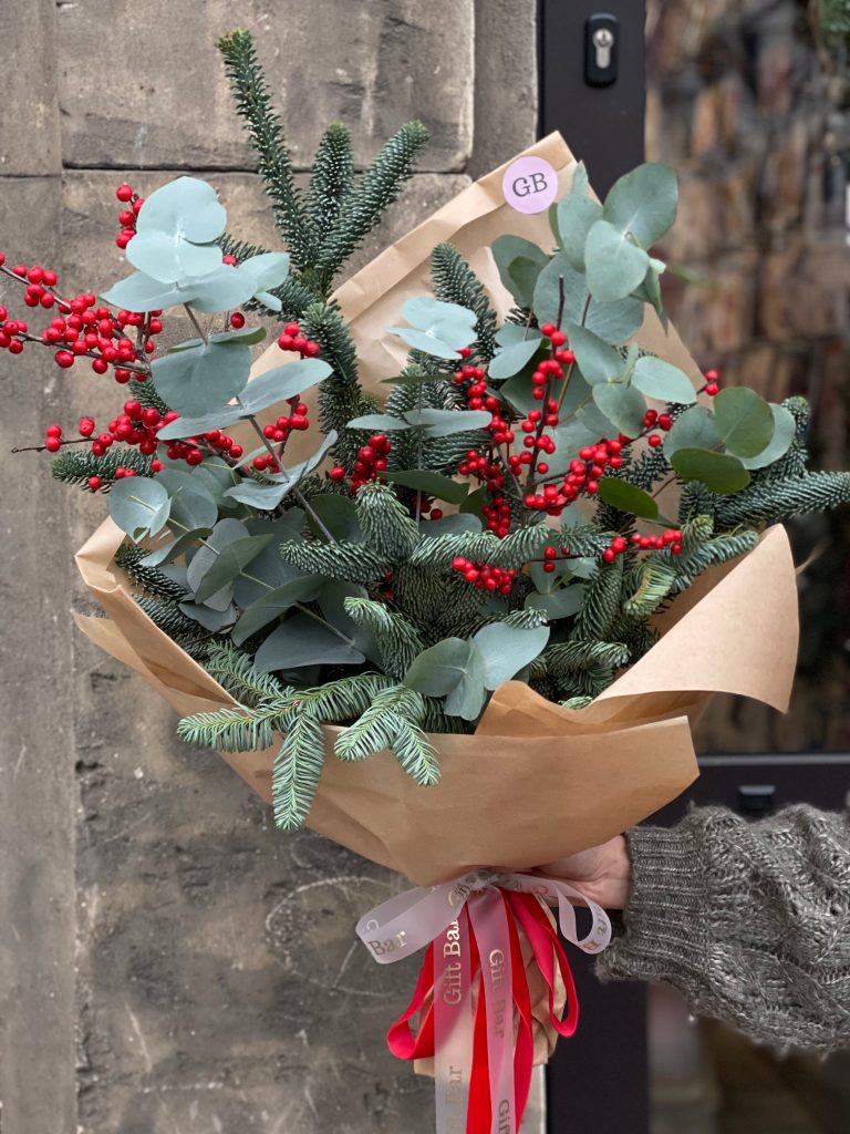 Winter bouquet “Red Christmas”