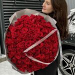 Букет красных роз