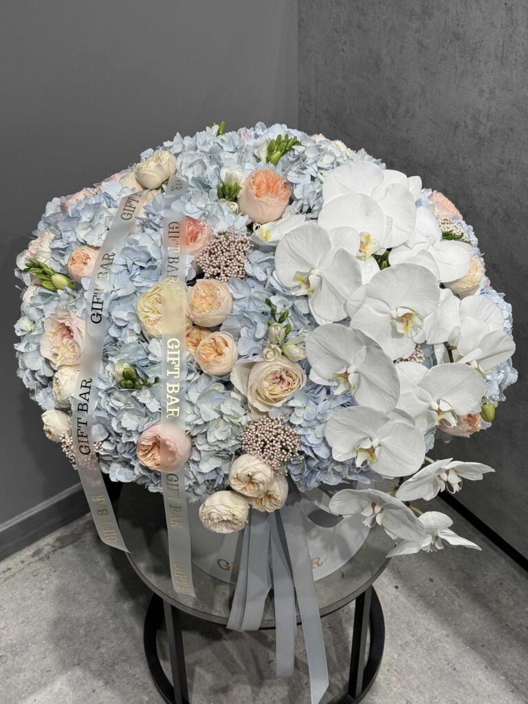 Kwiaty w pudełku „Lagoon”