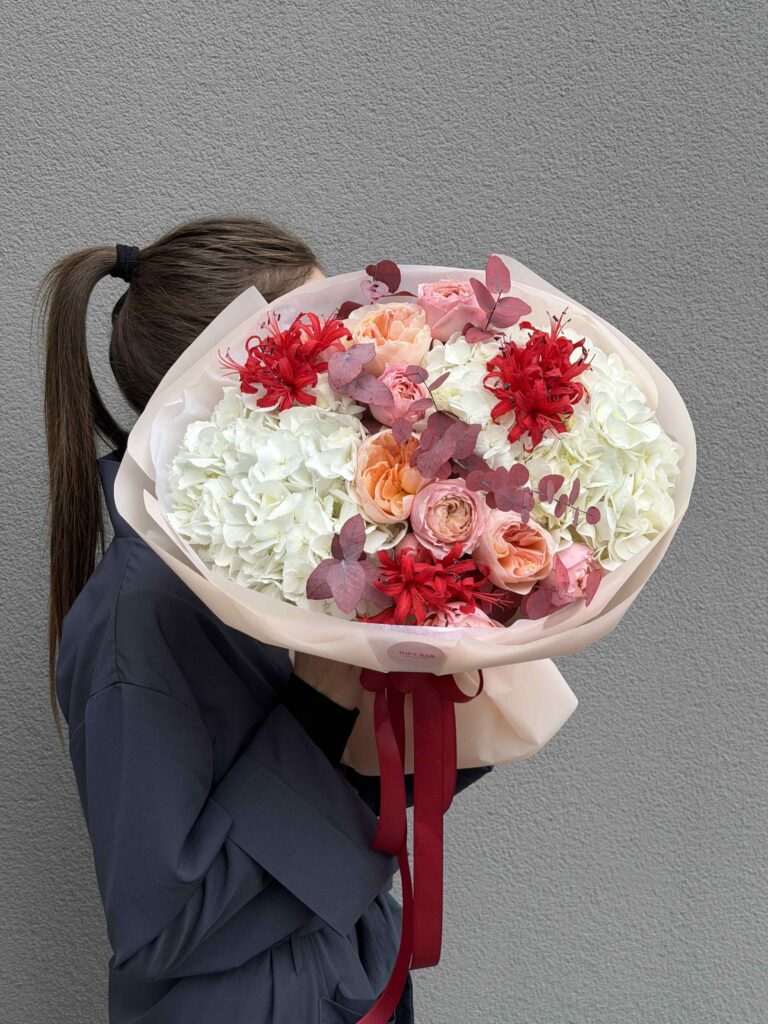 Букет цветов «Pumpkin creme»