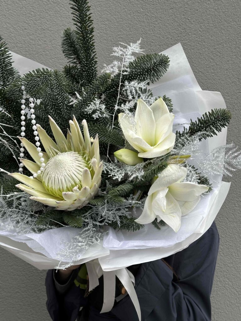 Zimowy bukiet „White Chocolate”