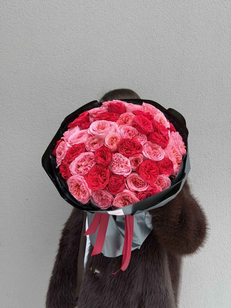 Bukiet róż Red Piano i Pink Xpression