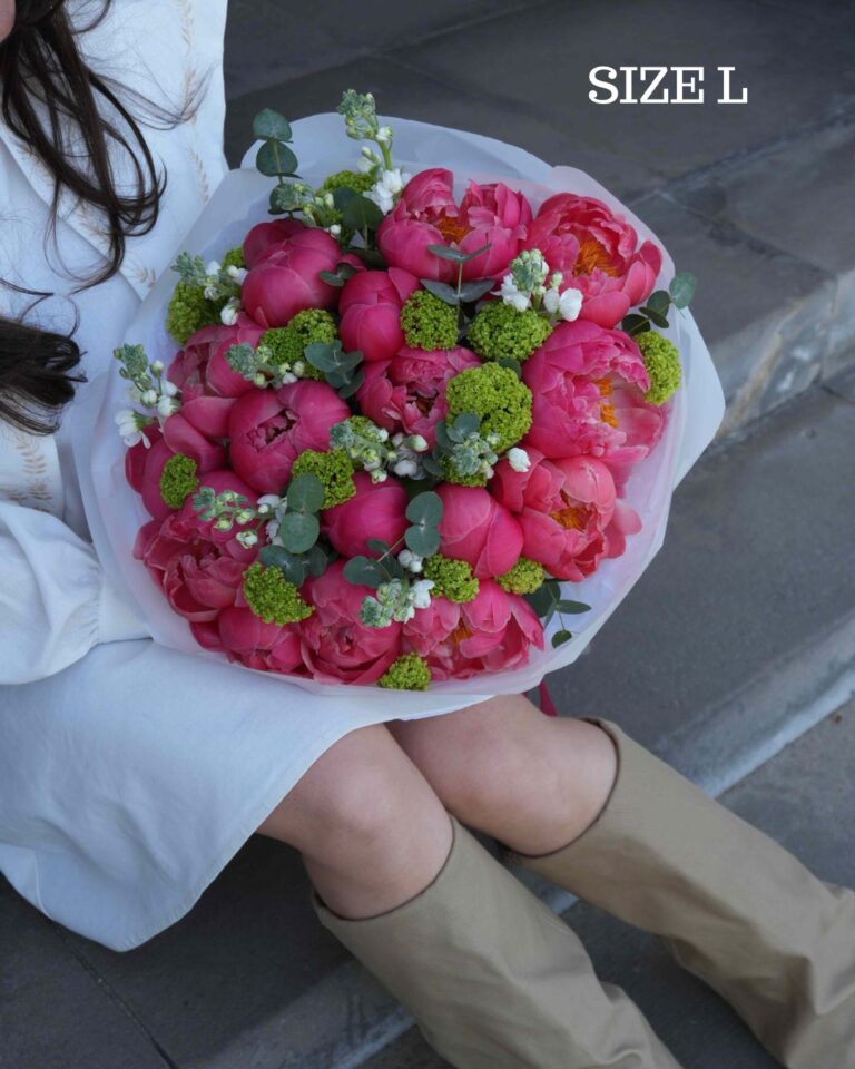 Bukiet kwiatów „Love Coral”