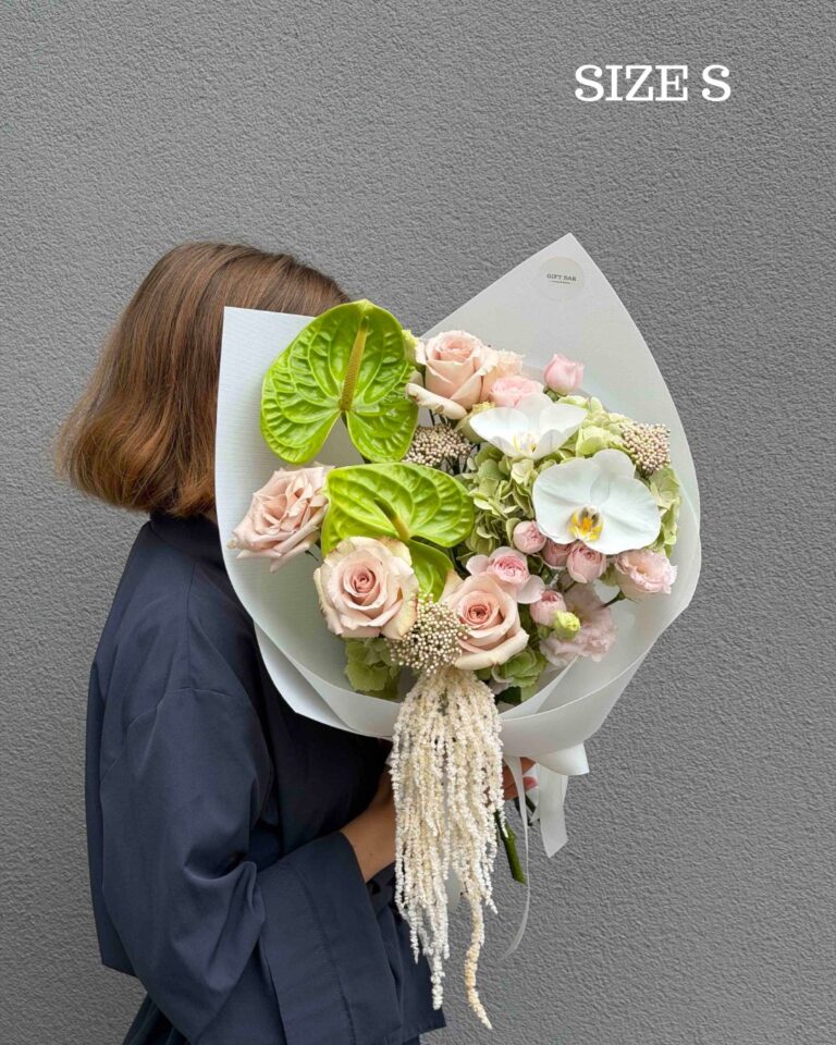 Bukiet kwiatów „Cotton Pink”